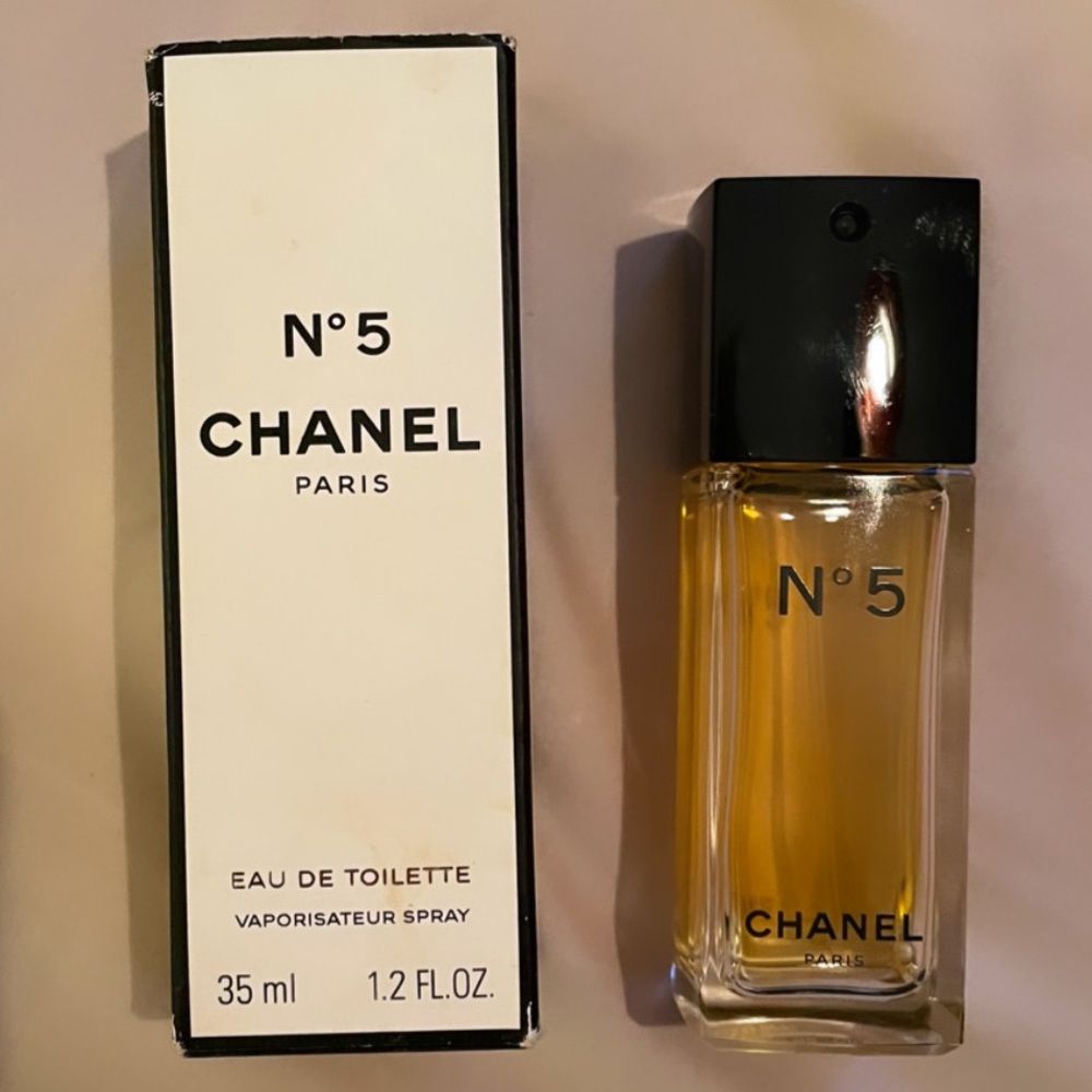 CHANEL No 5 Perfume ~*~*~ with box (35ml, more than 3/4 full)
